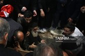 تشییع و تدفین پیکر آیت‌الله شبیری زنجانی در حرم