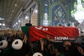 تشییع و تدفین پیکر آیت‌الله شبیری زنجانی در حرم