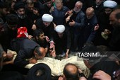 تشییع و تدفین پیکر آیت‌الله شبیری زنجانی در حرم
