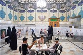 رنگ آمیزی دیوارنگاره توسط کودکان جهان اسلام یادبود شهدای مدرسه میناب