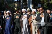 تشییع شهید مدافع امنیت علیرضا مهرابی در دامغان