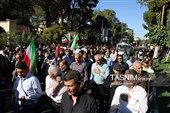 تشییع شهید مدافع امنیت علیرضا مهرابی در دامغان