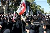 تشییع شهید مدافع امنیت علیرضا مهرابی در دامغان