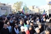 تشییع شهید مدافع امنیت علیرضا مهرابی در دامغان