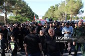 تشییع شهید مدافع امنیت علیرضا مهرابی در دامغان