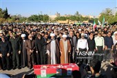 تشییع شهید مدافع امنیت علیرضا مهرابی در دامغان