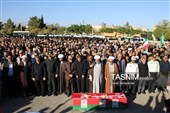 تشییع شهید مدافع امنیت علیرضا مهرابی در دامغان