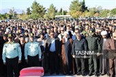 تشییع شهید مدافع امنیت علیرضا مهرابی در دامغان