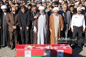 تشییع شهید مدافع امنیت علیرضا مهرابی در دامغان