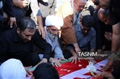 تشییع شهید مدافع امنیت علیرضا مهرابی در دامغان
