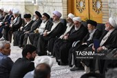 مراسم گرامیداشت ارتحال حضرت آیت‌الله العظمی شبیری زنجانی در حرم مطهر حضرت معصومه (س)
