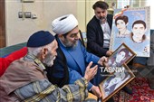 دیدار خادمان بسیجی آستان قدس رضوی با خانواده شهیدان رمارم