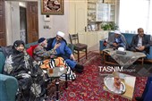 دیدار خادمان بسیجی آستان قدس رضوی با خانواده شهیدان رمارم