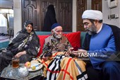 دیدار خادمان بسیجی آستان قدس رضوی با خانواده شهیدان رمارم