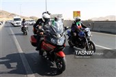 رژه موتوری به سمت روستای دهسد خنداب