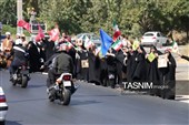 رژه موتوری به سمت روستای دهسد خنداب