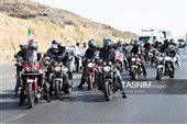رژه موتوری به سمت روستای دهسد خنداب