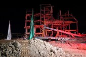 مردم در قدمگاه 42 شهید سپاه البرز