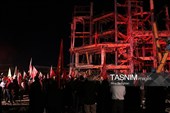 مردم در قدمگاه 42 شهید سپاه البرز