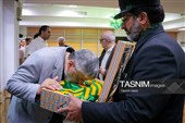بدرقه کاروان ورزشی پاراآسیایی ایران در حرم مطهر رضوی