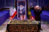 غبارروبی مزار شهدای مدفون در حرم مطهر رضوی