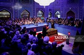 غبارروبی مزار شهدای مدفون در حرم مطهر رضوی