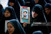 غبارروبی مزار شهدای مدفون در حرم مطهر رضوی