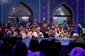 غبارروبی مزار شهدای مدفون در حرم مطهر رضوی