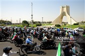 رزمایش 40 هزار نفری موتورسواران جان‌فدا