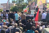 تشییع سردار حسین ظریفی در شهرستان گناباد