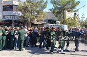 تشییع سردار حسین ظریفی در شهرستان گناباد