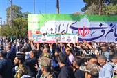 تشییع سردار حسین ظریفی در شهرستان گناباد