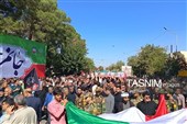 تشییع سردار حسین ظریفی در شهرستان گناباد