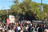 تشییع سردار حسین ظریفی در شهرستان گناباد