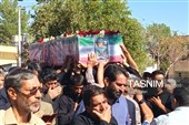 تشییع سردار حسین ظریفی در شهرستان گناباد
