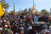 تشییع سردار حسین ظریفی در شهرستان گناباد