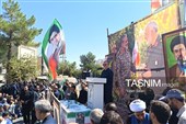 تشییع سردار حسین ظریفی در شهرستان گناباد