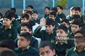 زنگ اول مهر با پیام ایثار و امید در بیرجند