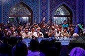 غبارروبی مزار شهدای مدفون در حرم مطهر رضوی