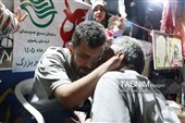 حضور حماسی قهرمانِ لانچر در دویست و دهمین تجمع شبانه مردم نیشابور