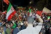 حضور حماسی قهرمانِ لانچر در دویست و دهمین تجمع شبانه مردم نیشابور