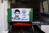 پیکر مطهر  شهید «علی‌اکبر گندمی»